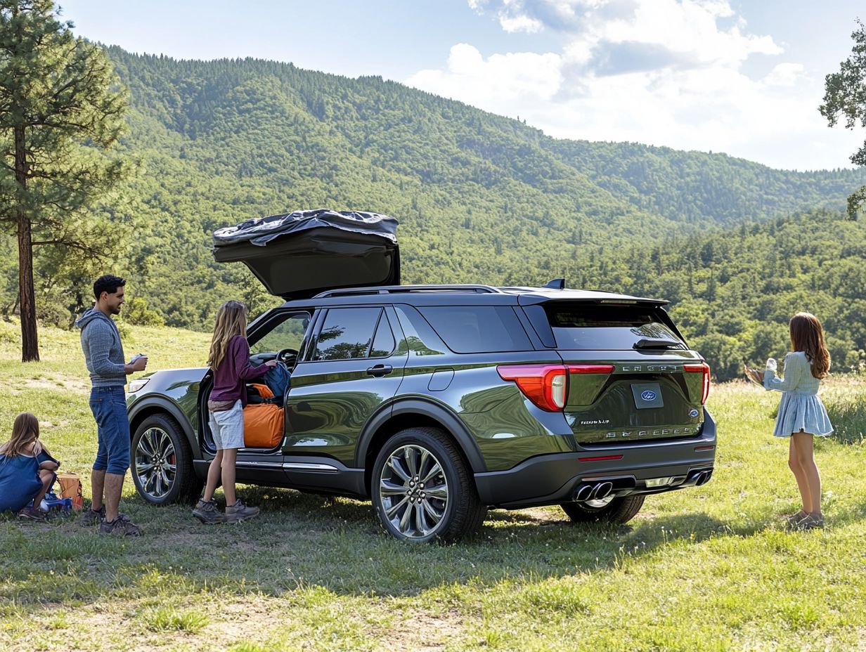 2024 Ford Explorer SUV in action