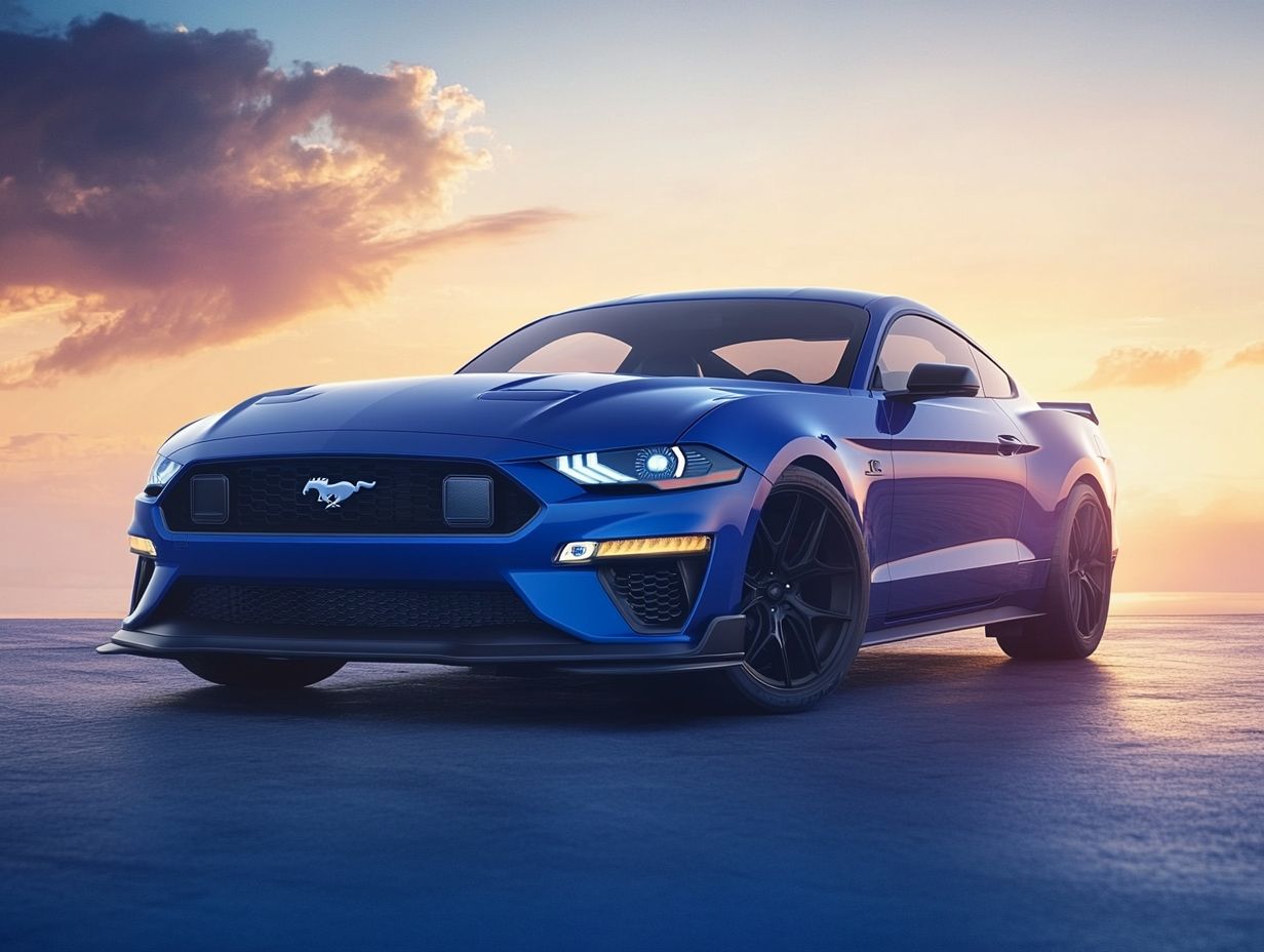 2024 Ford Mustang Estimated Price Range Graphic