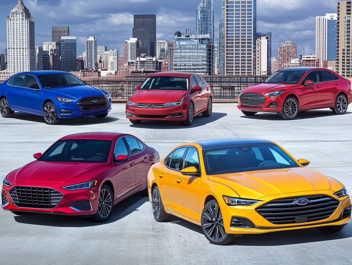 Comparison of the best budget sedans under $30k