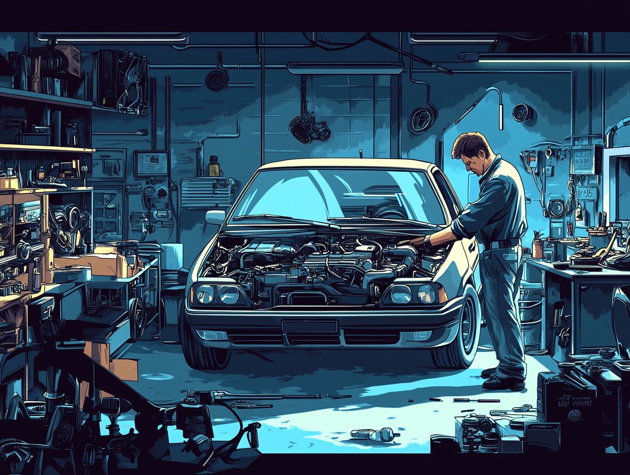 Image illustrating maintenance benefits for common car issues.