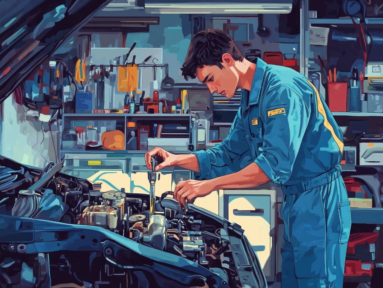 Image of new car maintenance practices