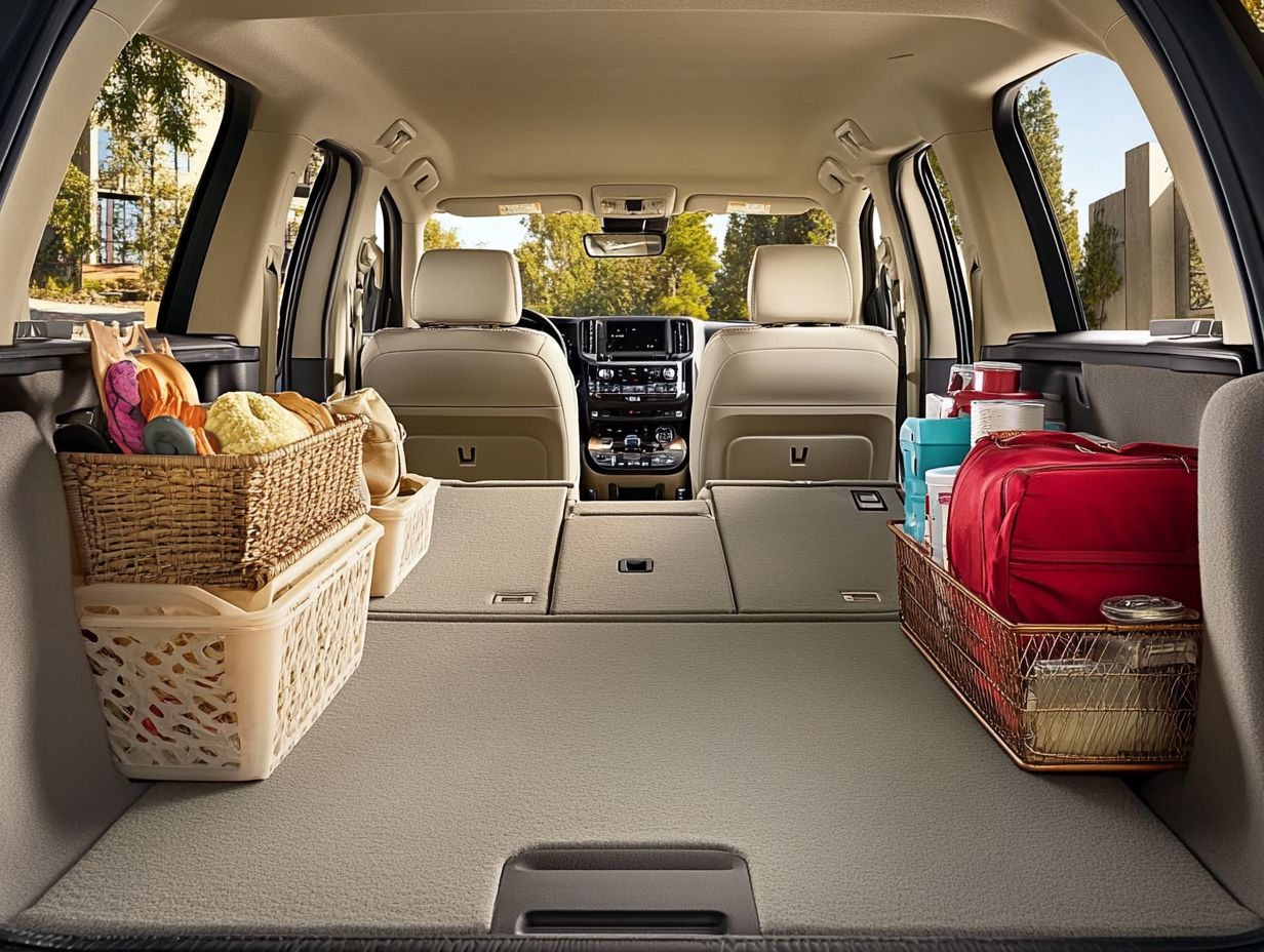 Example of Hidden Storage Compartments in an SUV