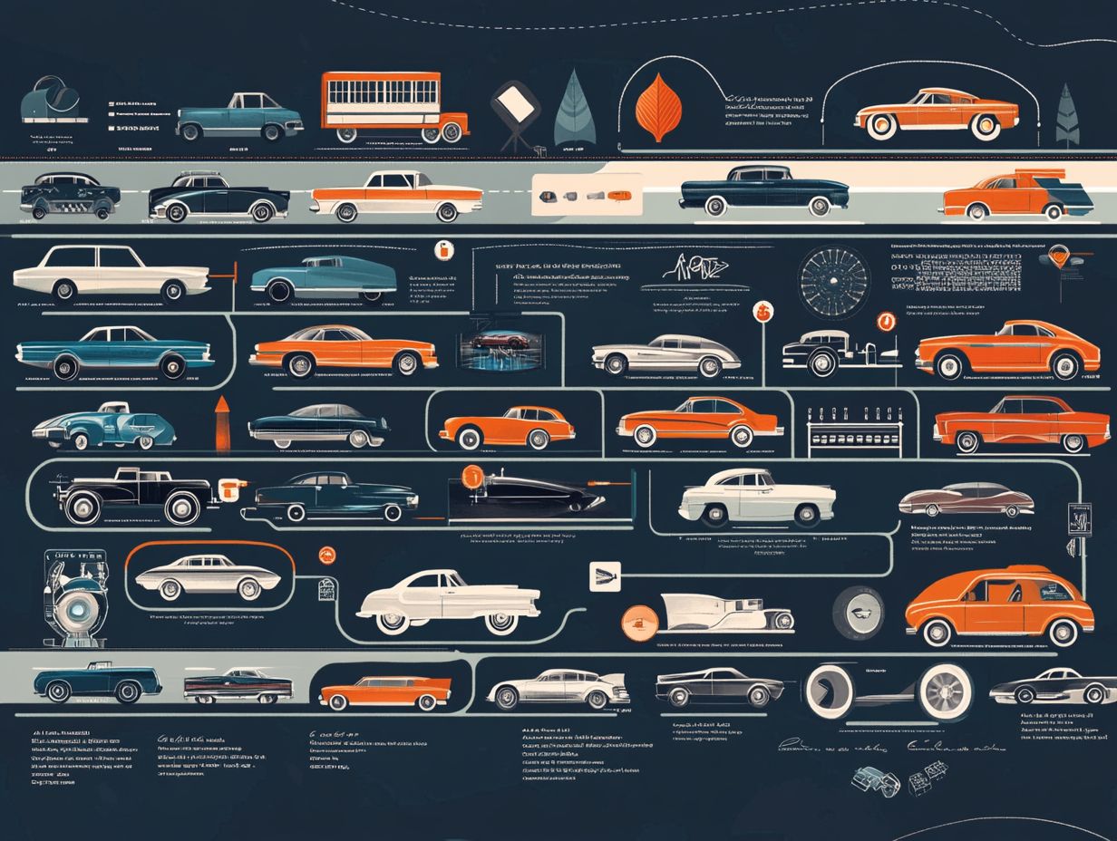 Visual representation of car negotiating and financing strategies