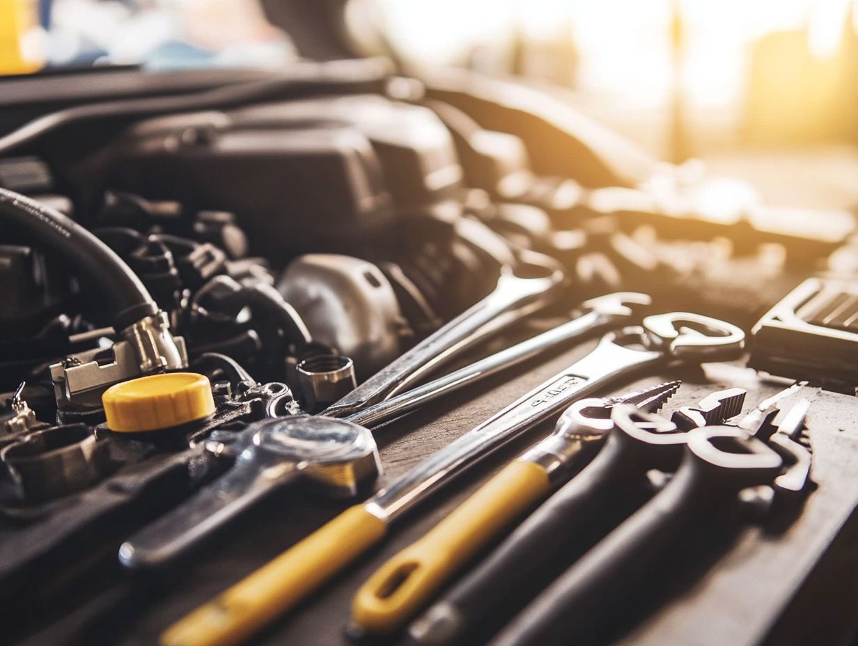 Image showing essential tools for car repairs