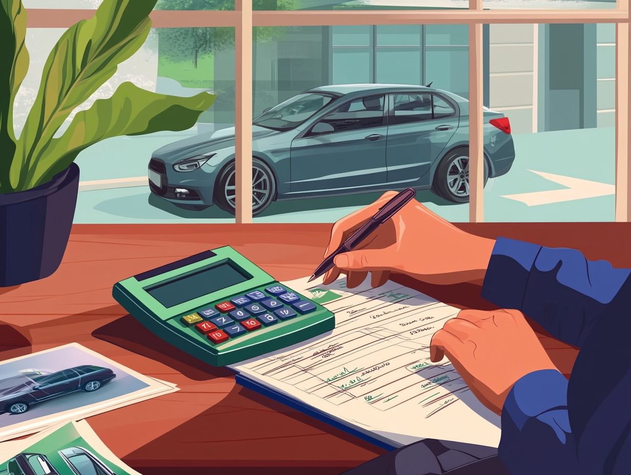 A visual guide to key factors in car purchasing