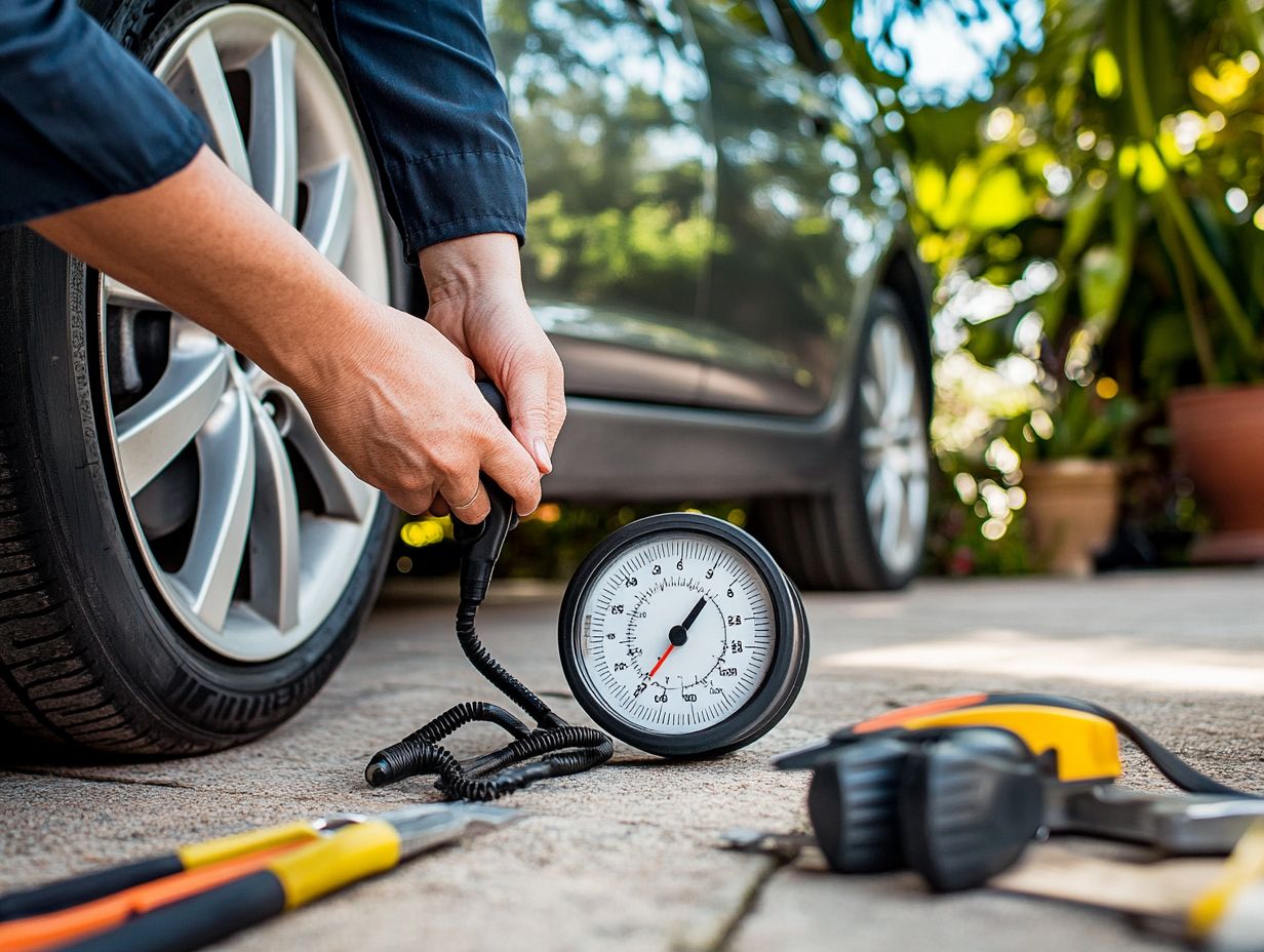 Visual Guide for Tire Pressure Checking Frequency