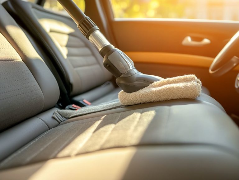 How to Clean and Maintain Car Upholstery