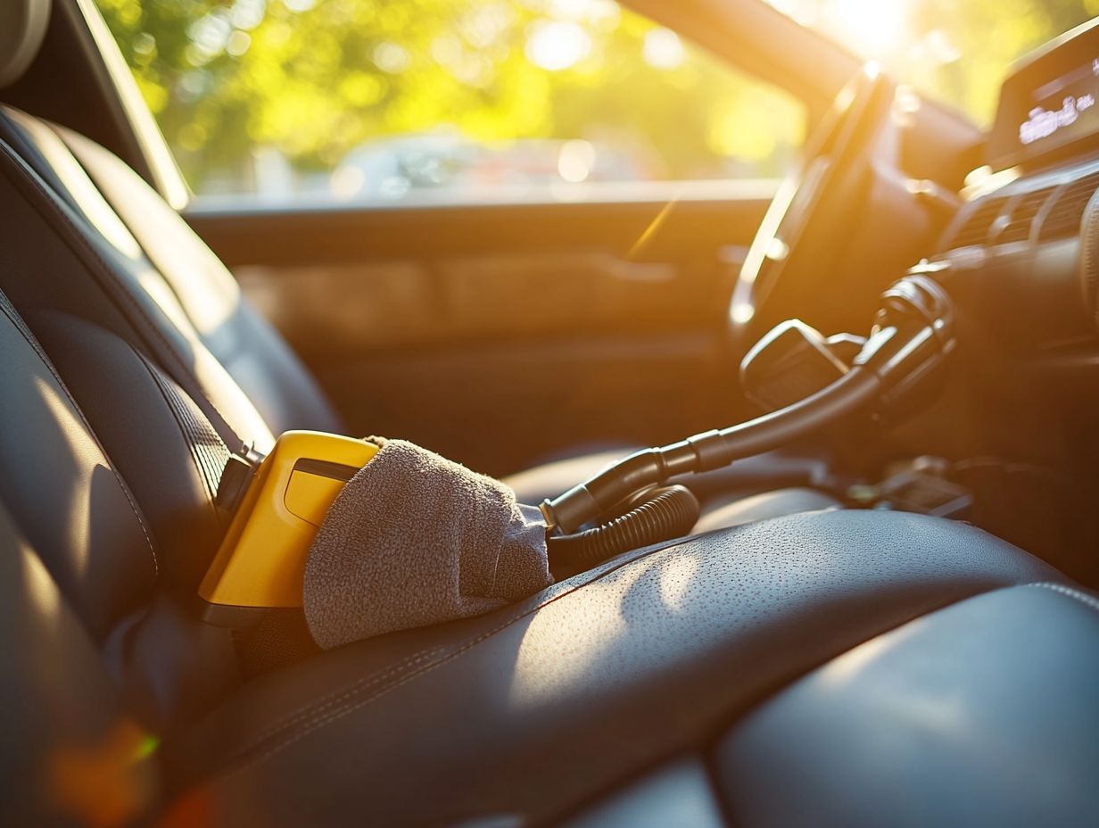 Tips for Effectively Cleaning Car Upholstery