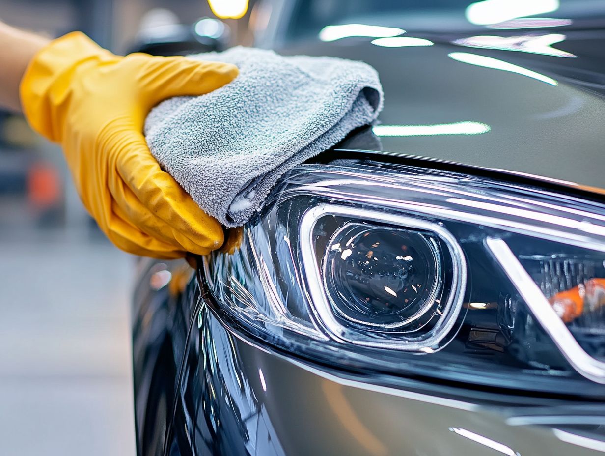 What is the best way to clean your car's headlights?