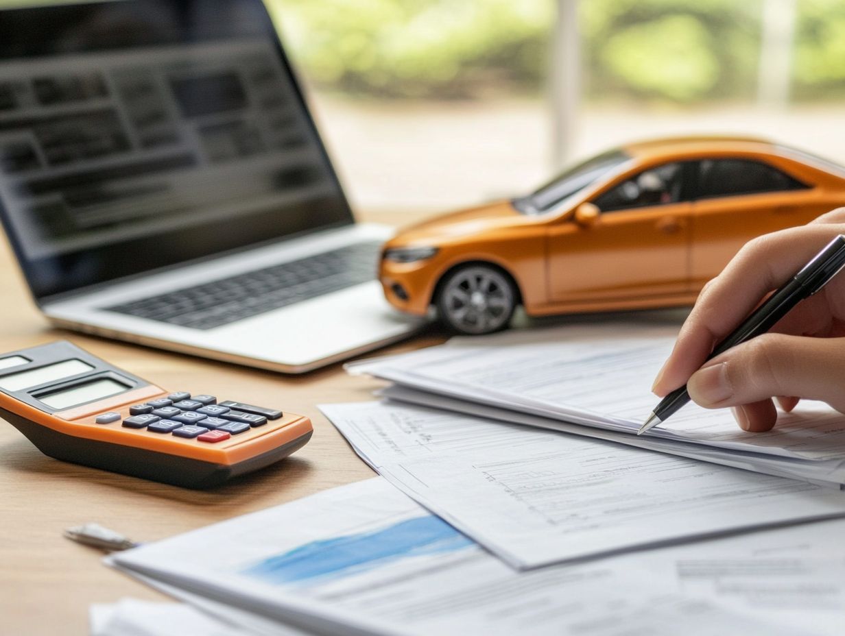 Comparing resale values of cars infographic