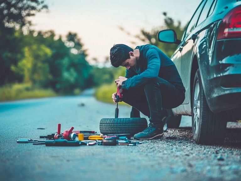 How to Handle a Flat Tire?