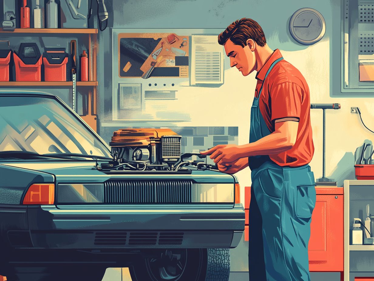 Illustration explaining the importance of maintaining a car's cooling system