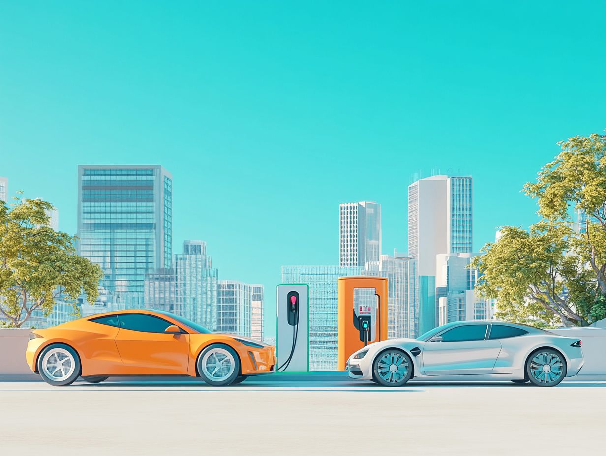 Visual summary of key takeaways from the electric vehicle market