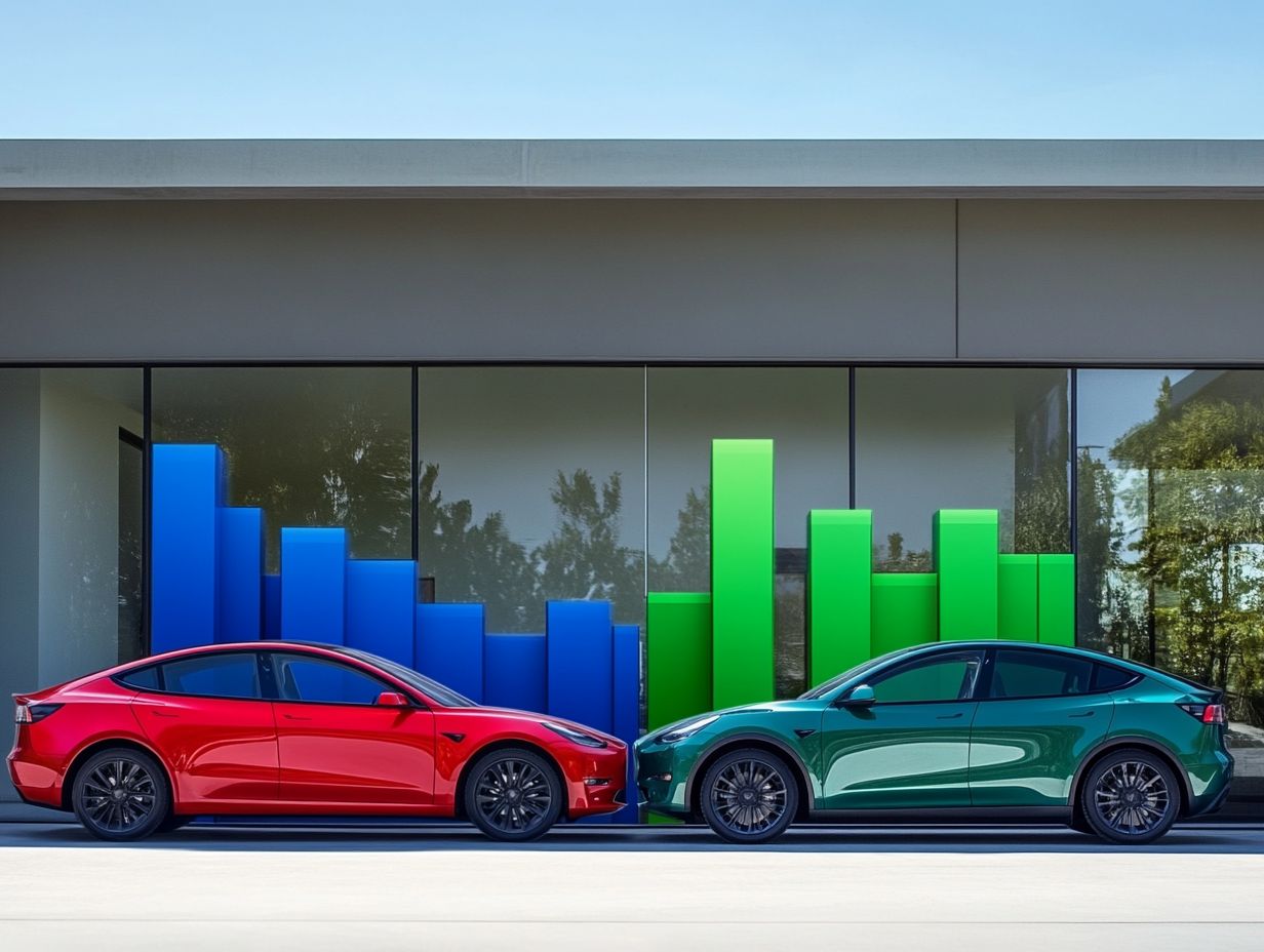 Image showing a price analysis comparison between sedans and SUVs in 2024.