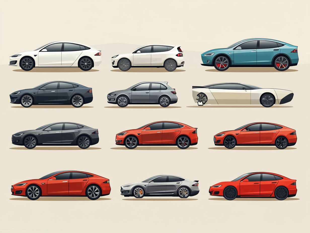 A graphic showing the benefits of comparing prices for eco-friendly vehicles.