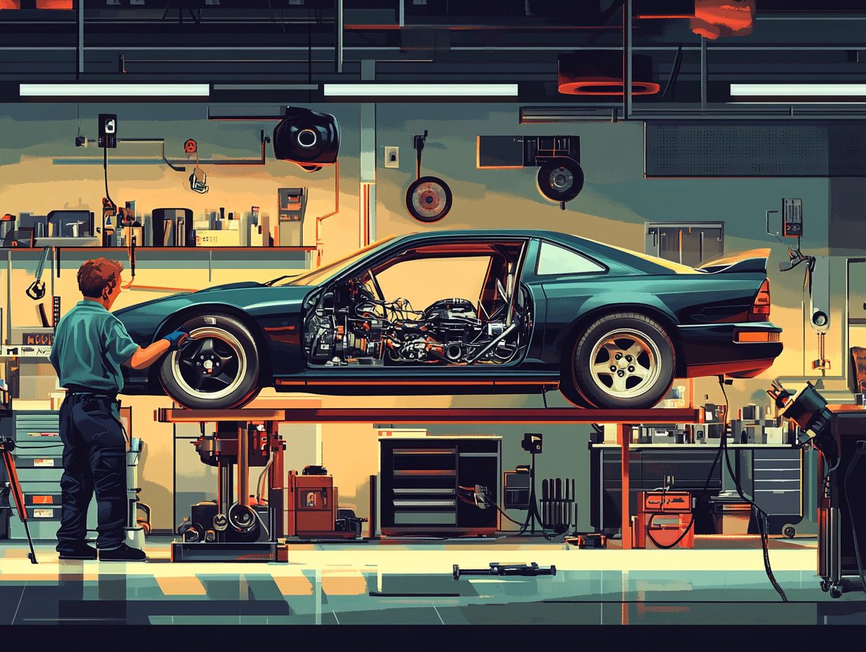 Illustration of Battery Care and Replacement for Hybrid Cars