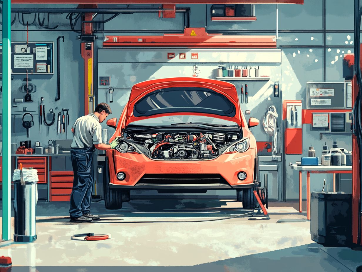 Visual guide to essential maintenance tasks for hybrid vehicles