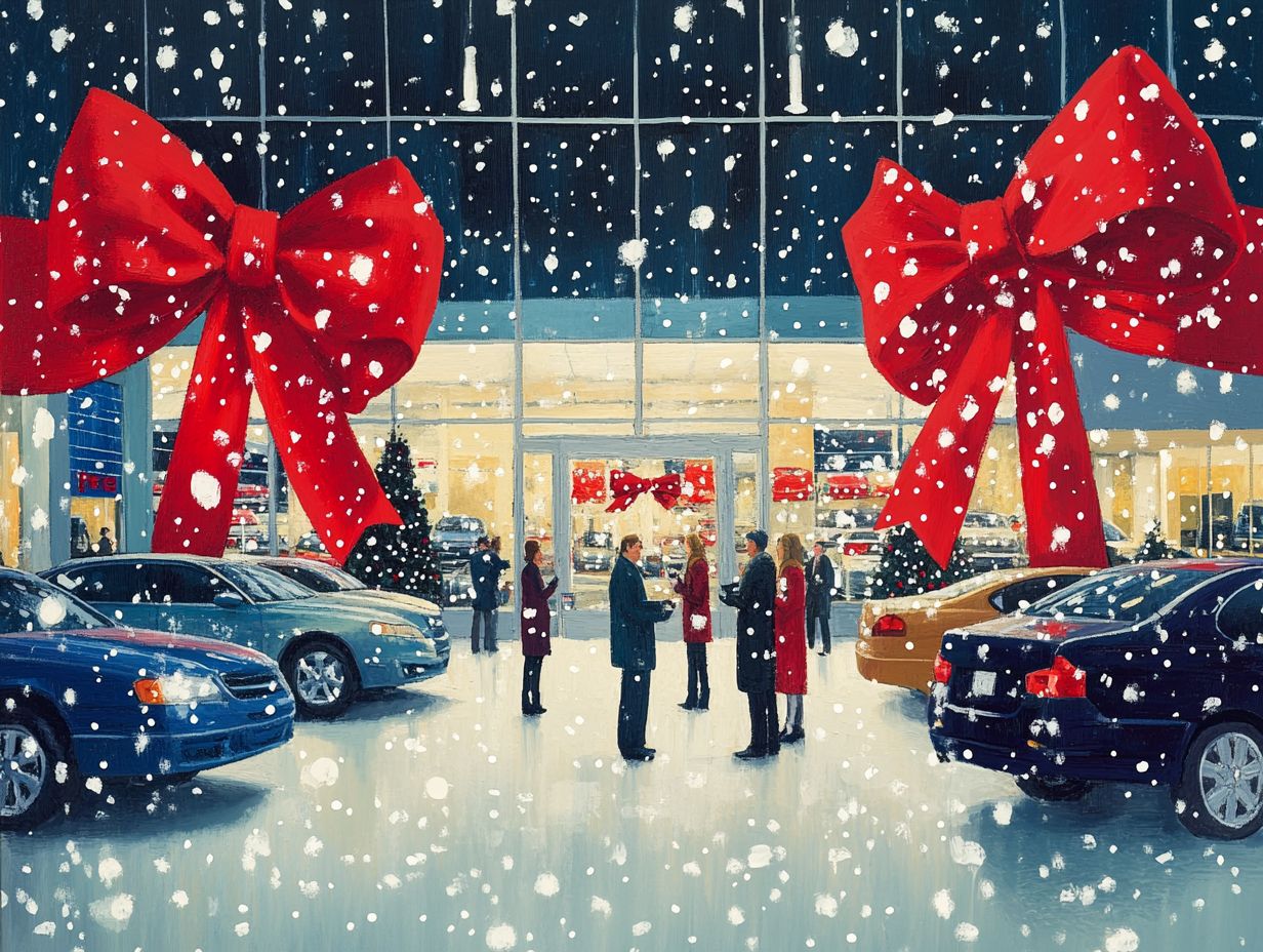 1. What are the benefits of buying a car during holiday sales?