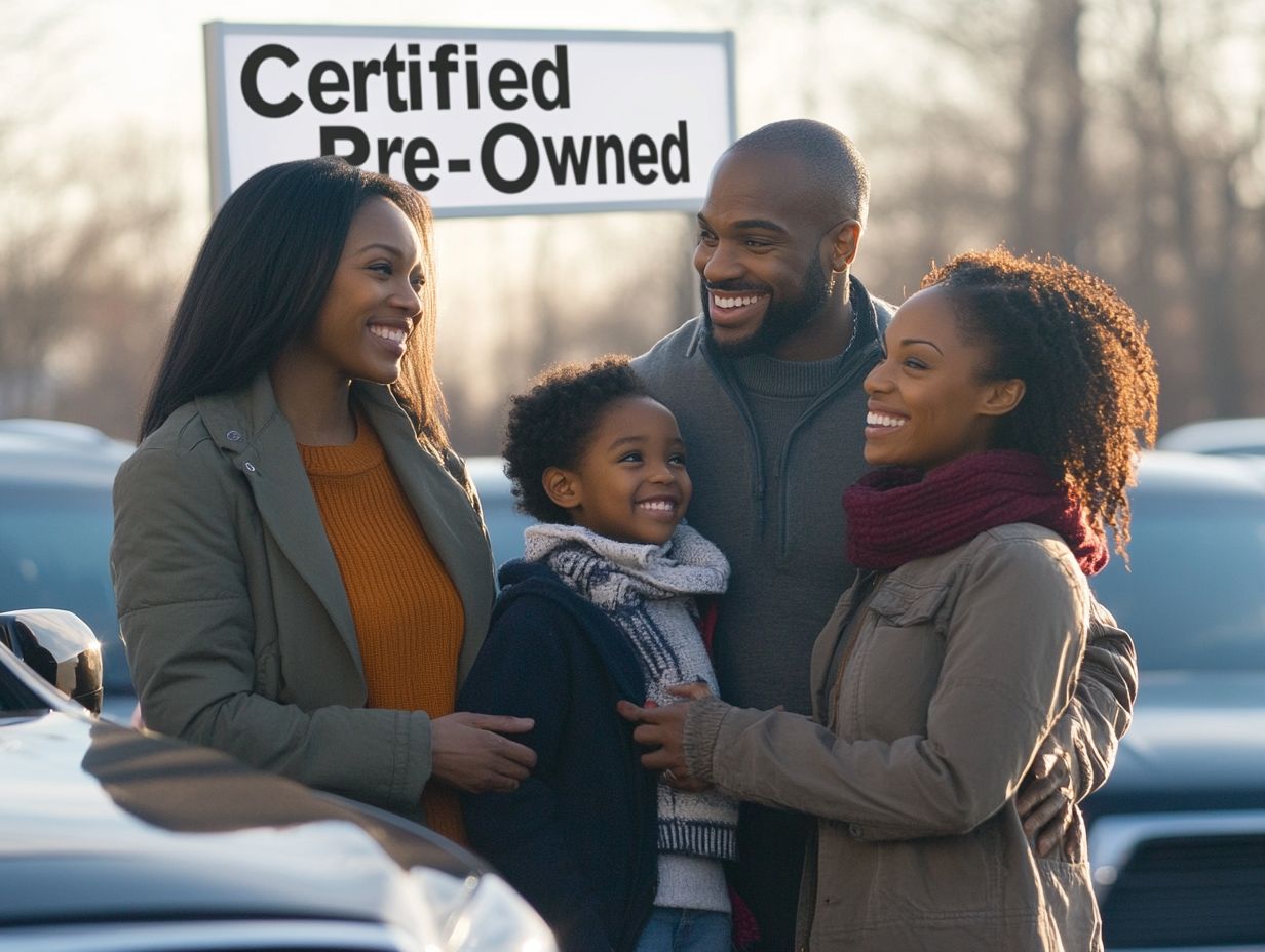 Infographic highlighting the benefits of Certified Pre-Owned vehicles