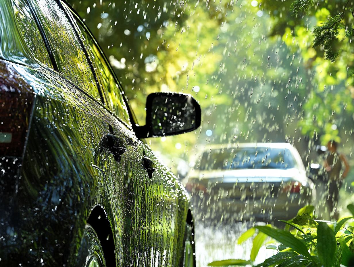 Image showing the benefits of regular car washes.