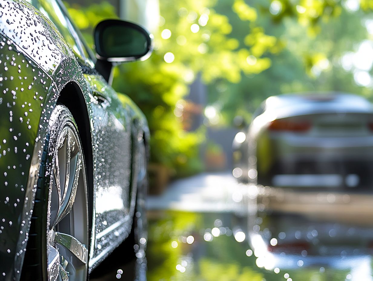 Image illustrating the key benefits of regular car washes.