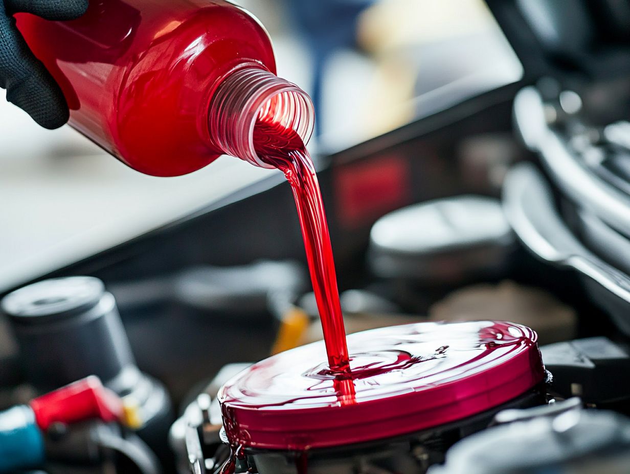 Illustration of the benefits of regular transmission fluid changes