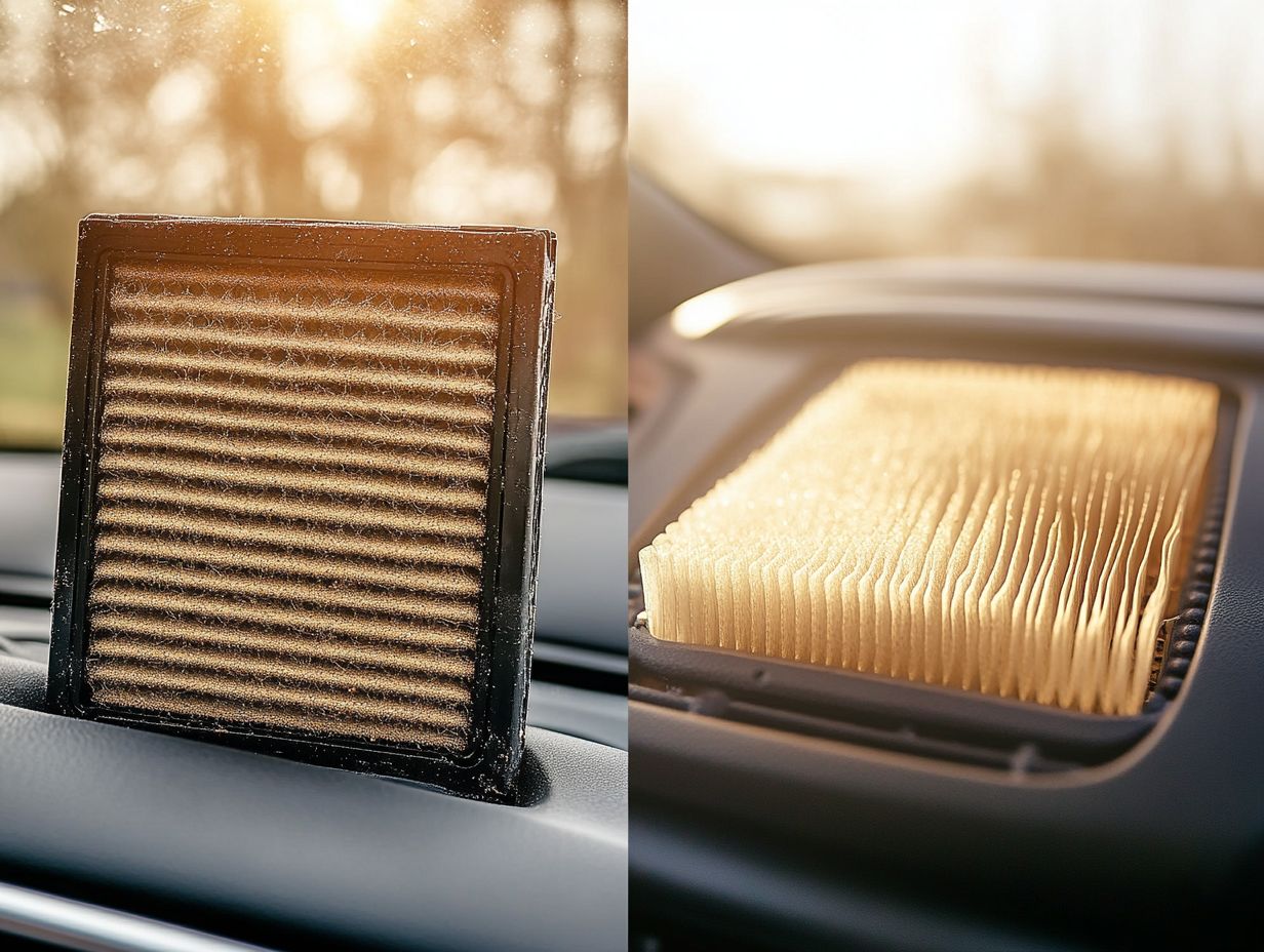 Diagram of Cabin Air Filter Benefits