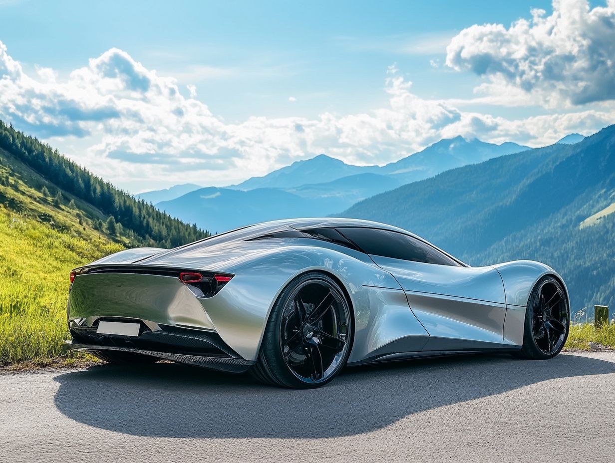 Electric sports cars showcasing performance and design advancements