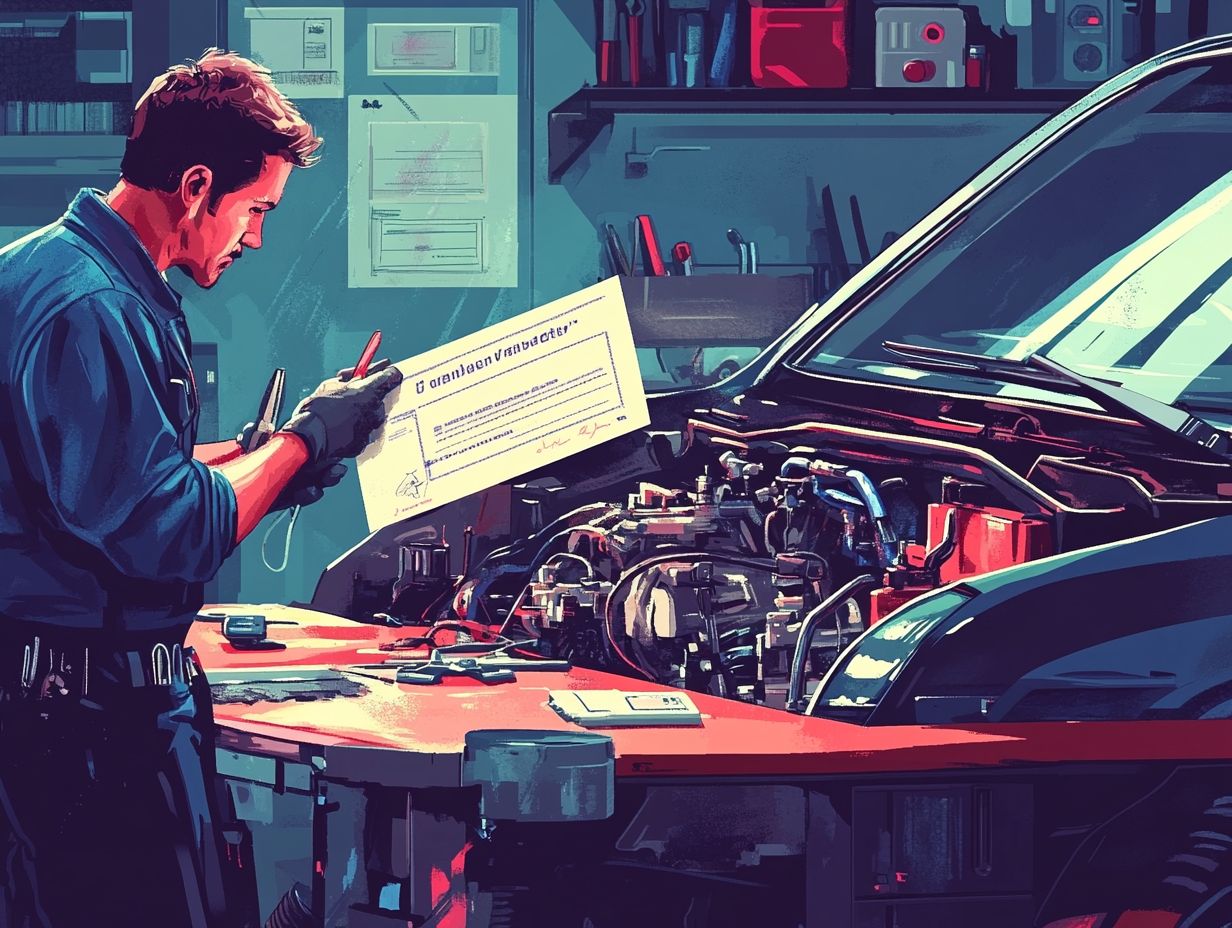 Image illustrating the role of maintenance in warranties.