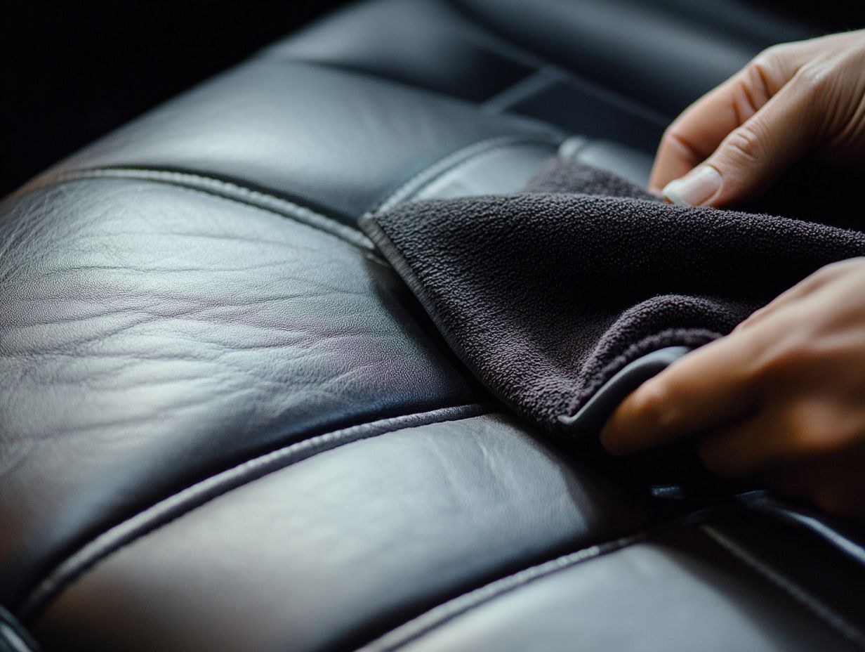 Conditioning and Moisturizing Leather Seats