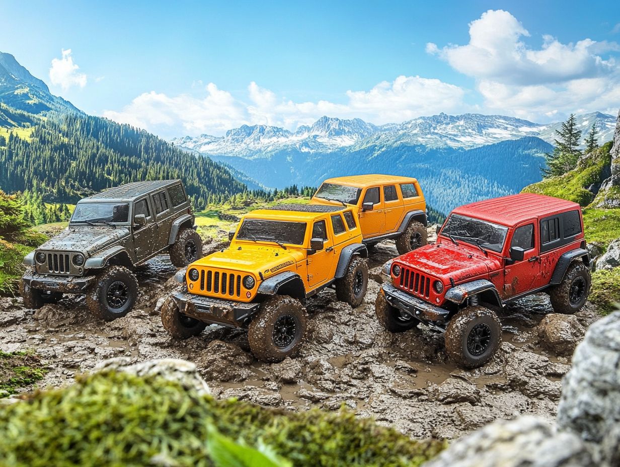 Image showcasing the top 5 off-road SUVs