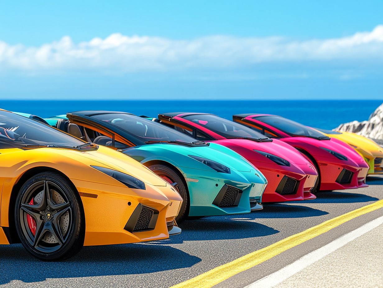 Image showcasing top sports cars for 2024.