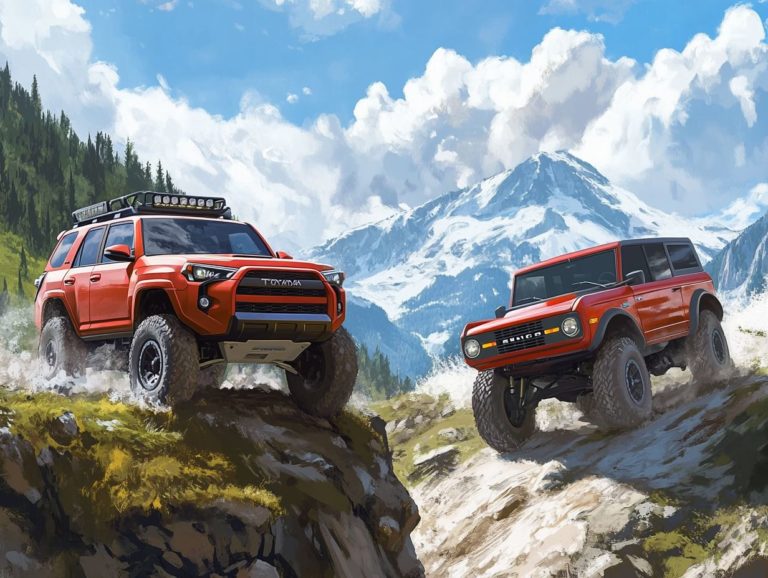 Toyota 4Runner vs. Ford Bronco: A Head-to-Head