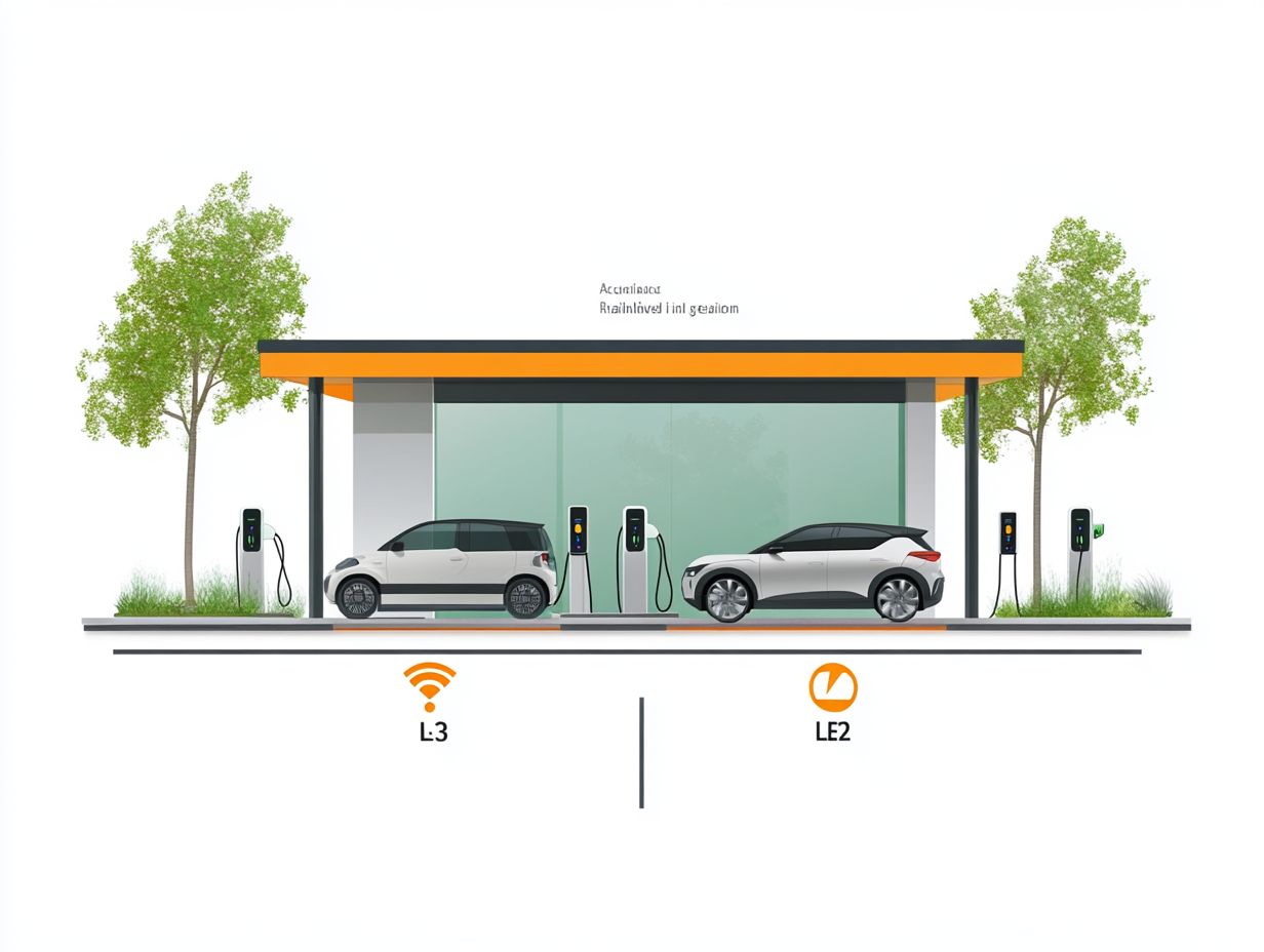 Visual summary of key takeaways for EV charging levels.