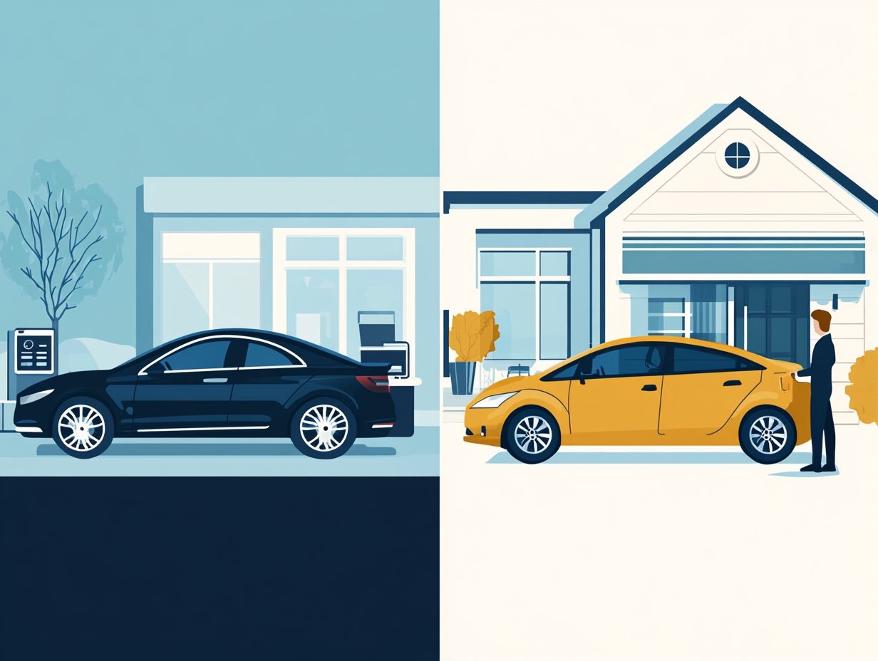 Understanding the difference between leasing and buying a new car