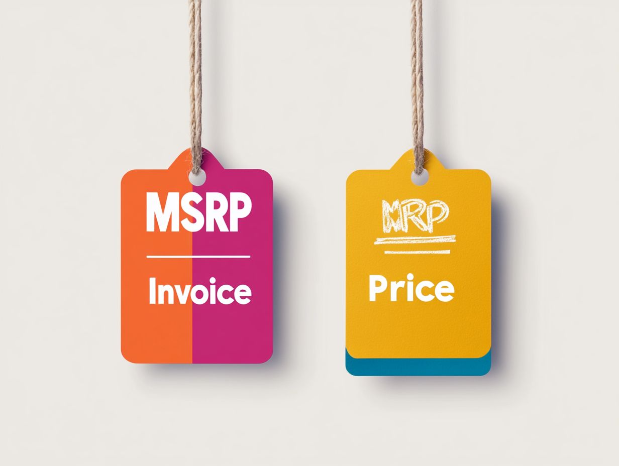 What is MSRP and how is it different from Invoice Price?