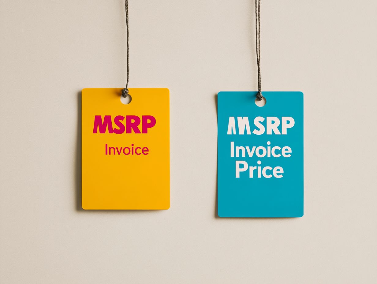 How to Use MSRP and Invoice Prices in Car Buying