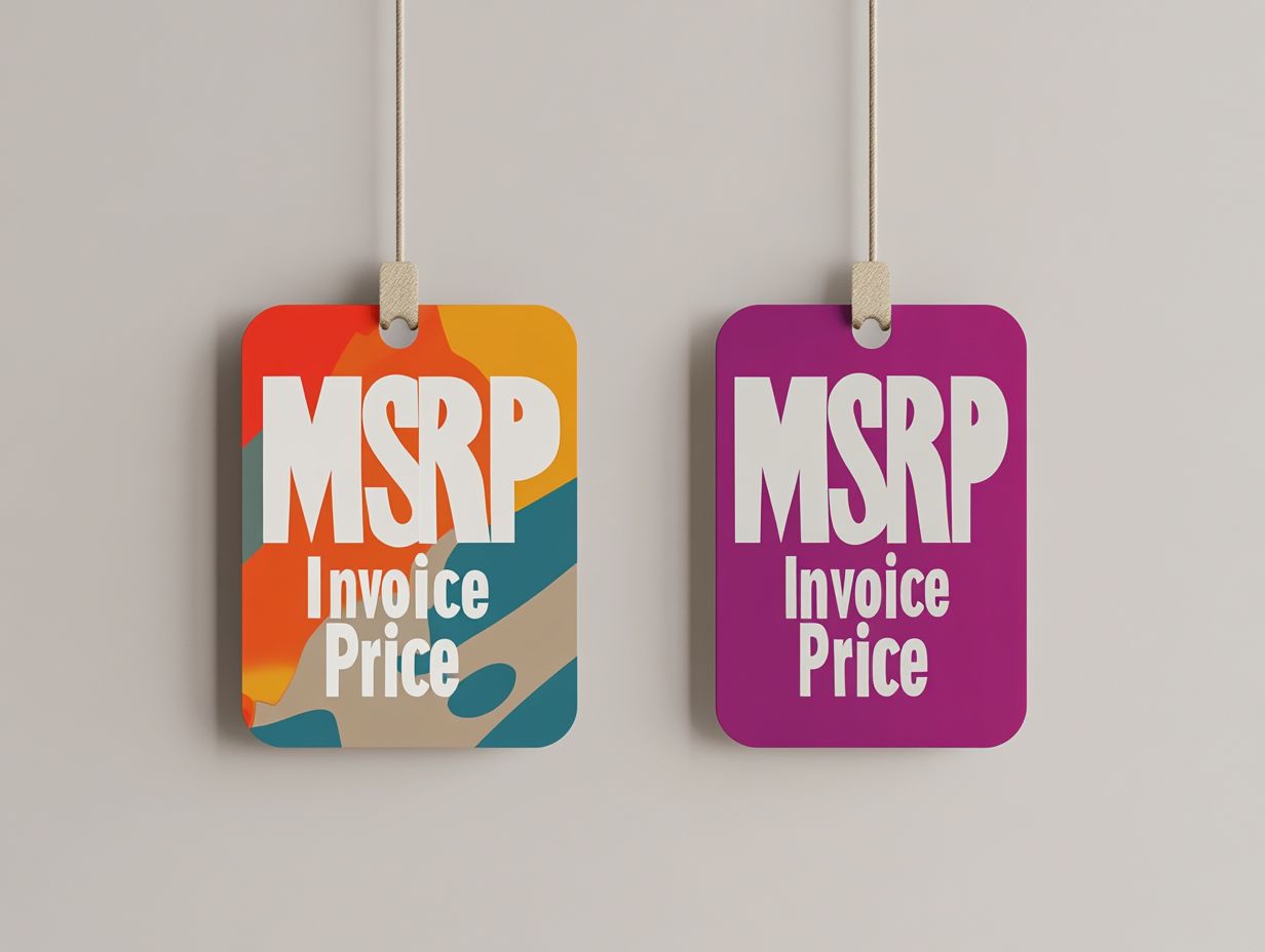 Visual summary of key takeaways about MSRP and invoice prices.