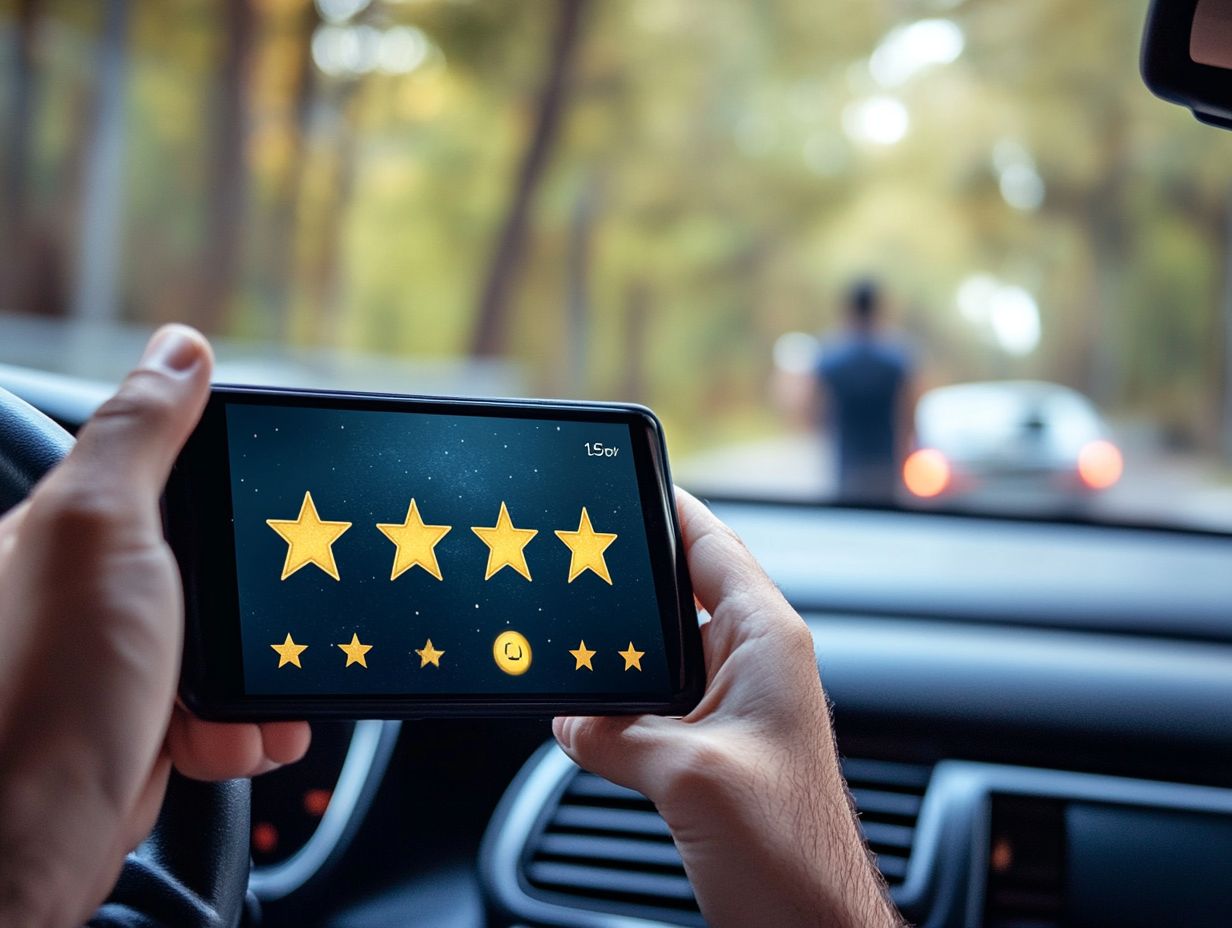 A visual guide to understanding star ratings in car reviews