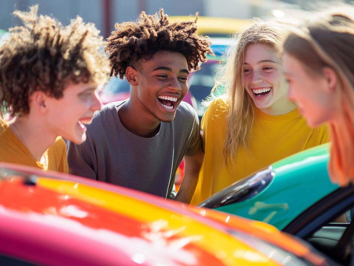 Image illustrating key takeaways for teen drivers  car selection.